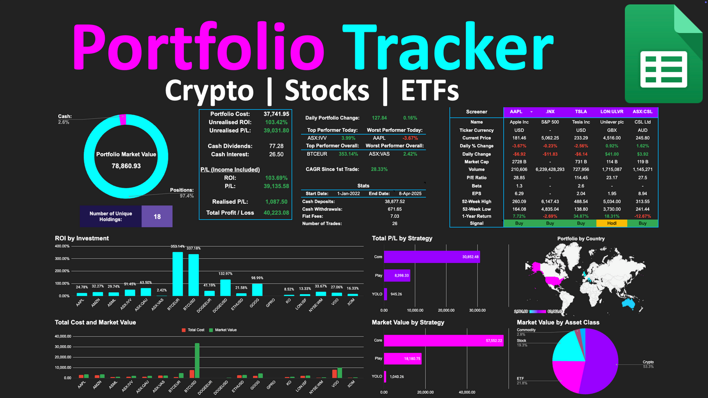 Portfolio Tracker 3G