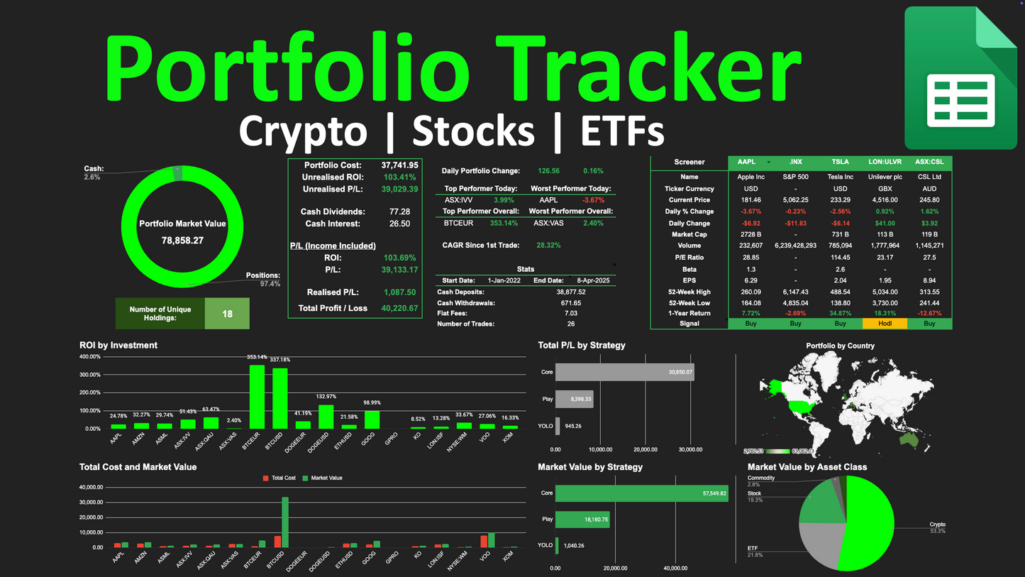 Portfolio Tracker 3G