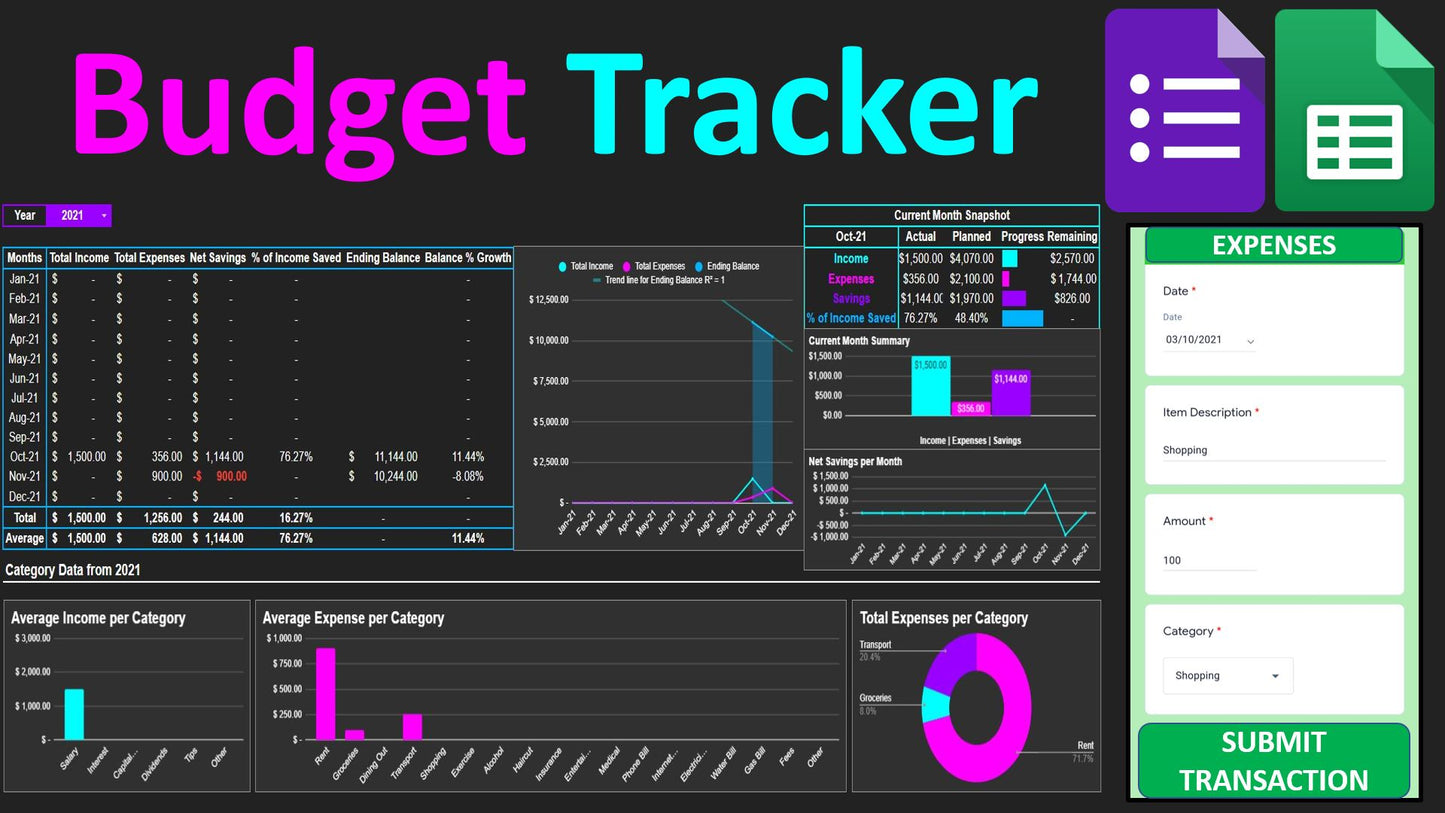 Budget Tracker 2G
