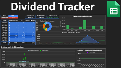 Dividend Tracker 1G Prototype