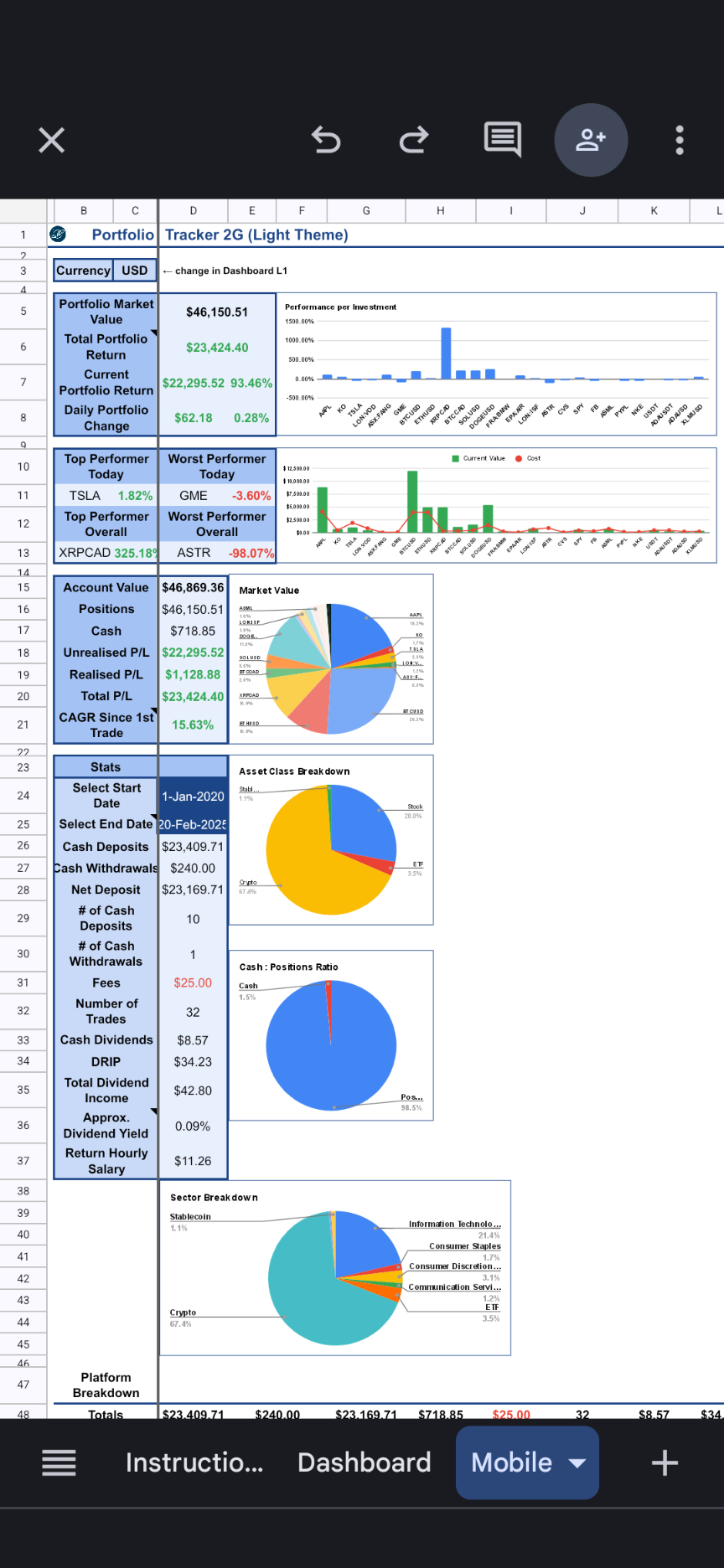 Portfolio Tracker 2G